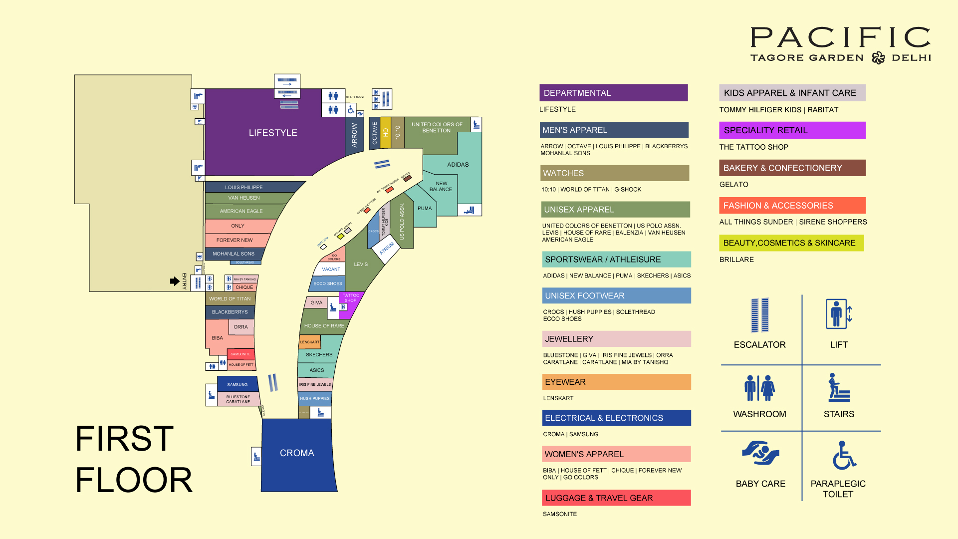 First Floor Map
